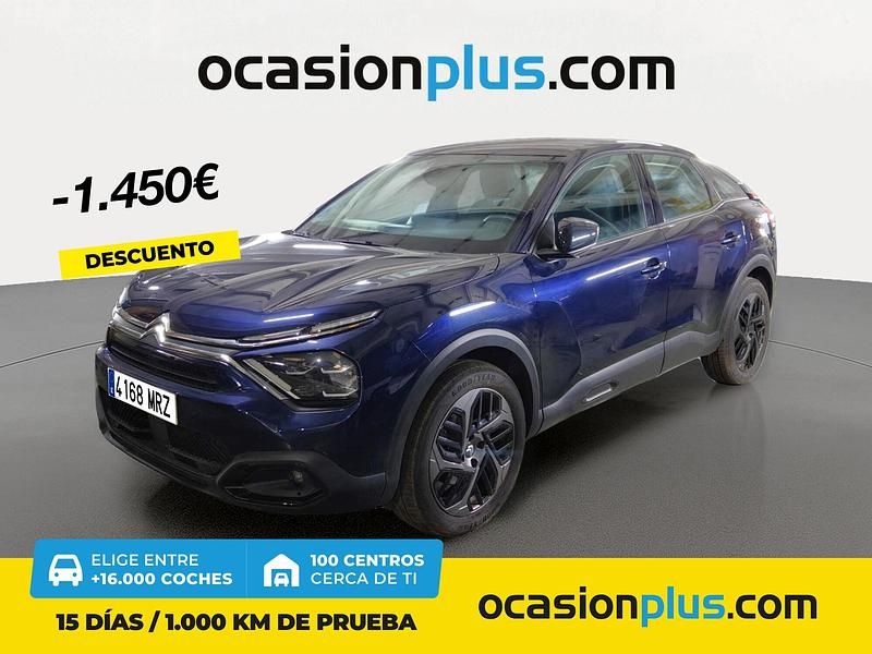 Azul Usado 2024 Citroën C4 PureTech Berlina | 15.950 € (Precio justo) - Imagen 1/4