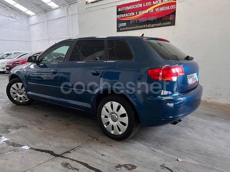 Usado Audi A3 Ambition 140 CV (102 kW) 2008 Azul Berlina
