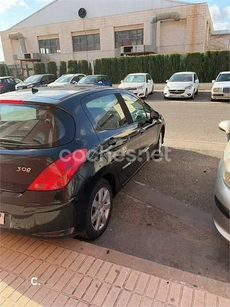 Usado Peugeot 308 Sport 110 CV (80 kW) 2008 Negro Berlina