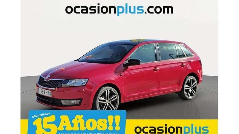 Rojo Usado 2014 Skoda Rapid Ambition Utilitario | 10.750 € (Un poco caro) - Imagen 1/4