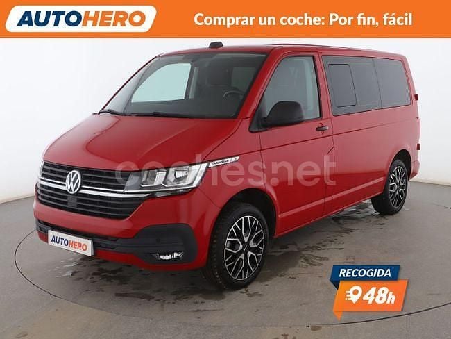 Rojo Usado 2021 VW Caravelle Trendline Monovolumen | 32.599 € (Precio justo) - Imagen 1/3