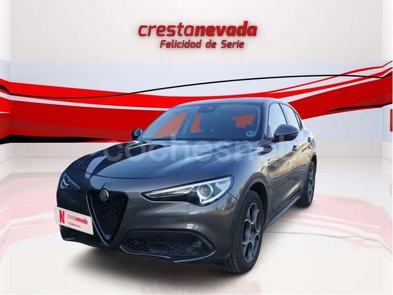 Gris / plata Usado 2021 Alfa Romeo Stelvio Sprint SUV | 27.895 € (Precio justo) - Imagen 1/4