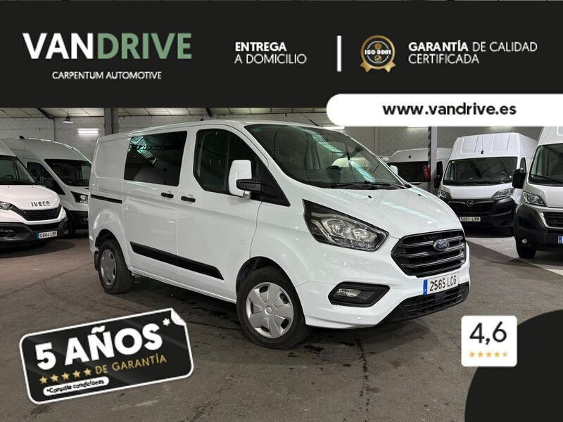 Blanco Usado 2019 Ford Transit Custom Trend Berlina | 16.900 € (Un poco caro) - Imagen 1/4