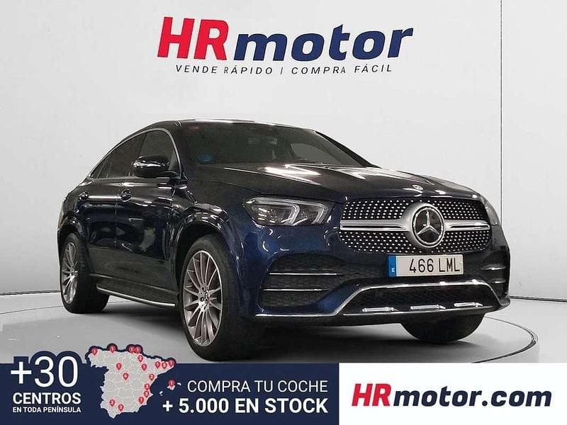 Azul Usado 2021 Mercedes GLE350 AMG line Coupe | 55.190 € - Imagen 1/4