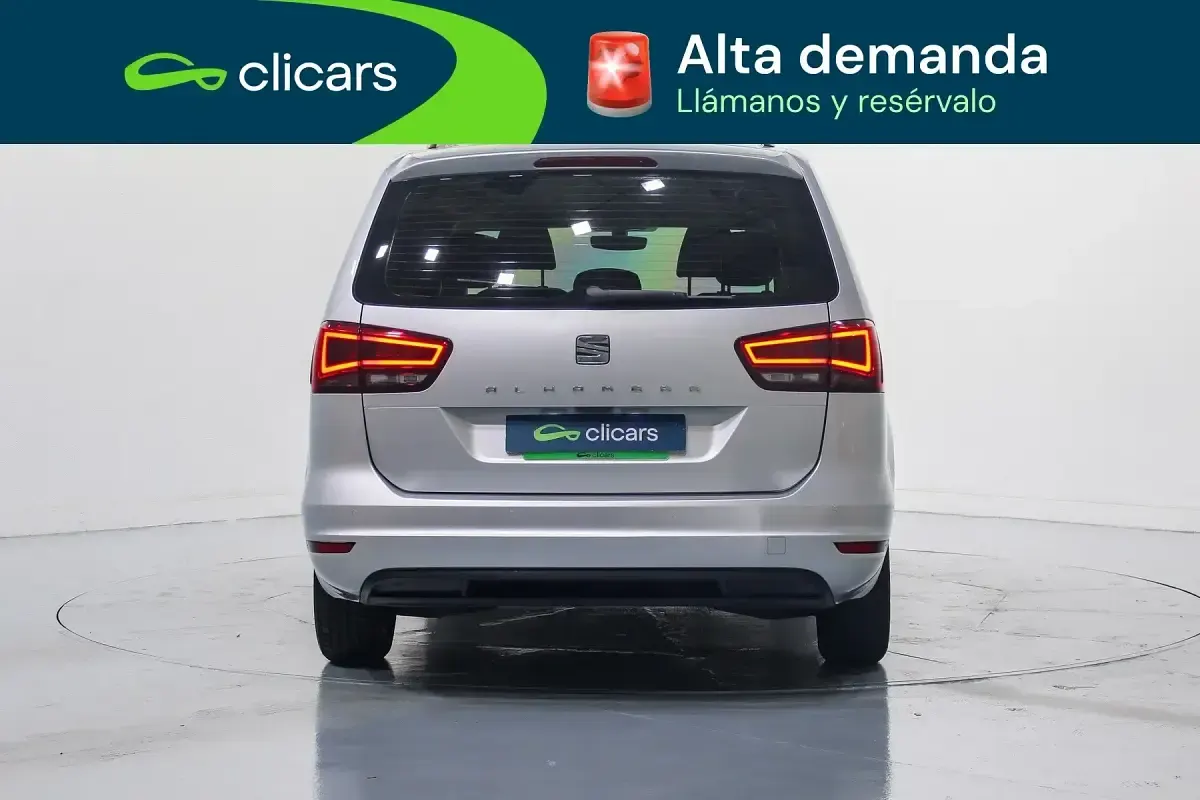Usado Seat Alhambra Style 150 CV (110 kW) 2016 Gris Monovolumen