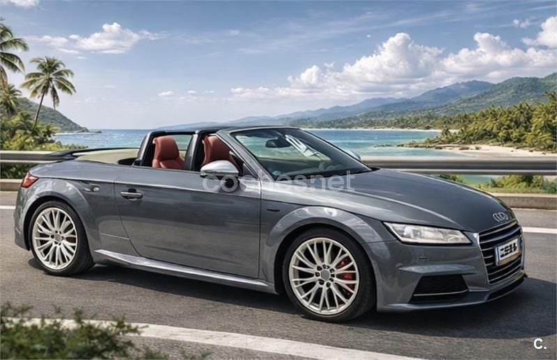 Usado Audi TTS S-Line 310 CV (228 kW) 2017 Gris / plata Coupe