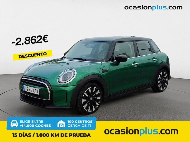 Verde Usado 2021 Mini Cooper Utilitario | 19.990 € (Precio justo) - Imagen 1/4