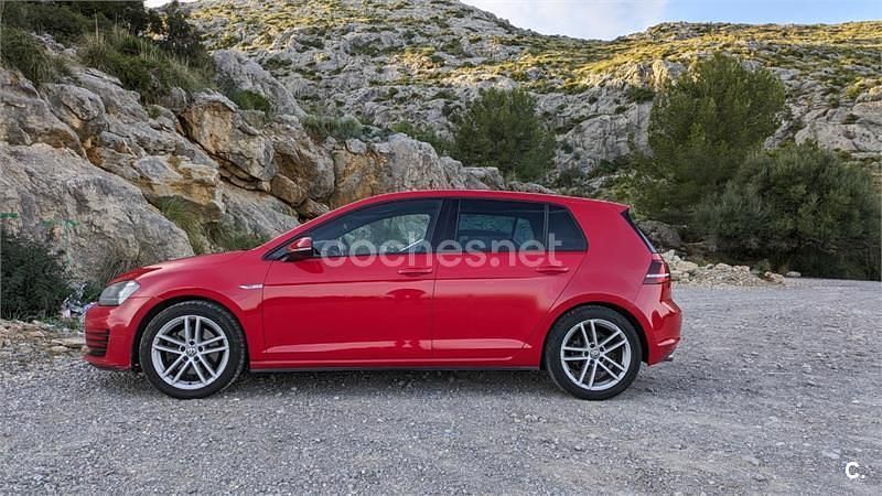 Usado VW Golf VII GTD 184 CV (135 kW) 2013 Rojo Berlina