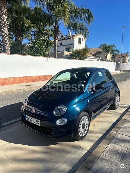 Usado Fiat 500 70 CV (51 kW) 2022 Azul Berlina