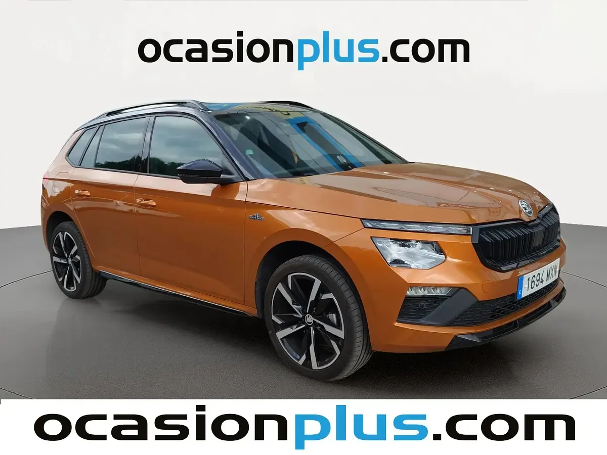 Usado Skoda Kamiq Monte Carlo 150 CV (110 kW) 2024 Naranja SUV