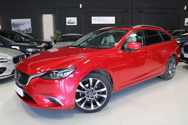 Rojo Usado 2018 Mazda 6 Signature Familiar | 16.900 € (Precio justo) - Imagen 1/4