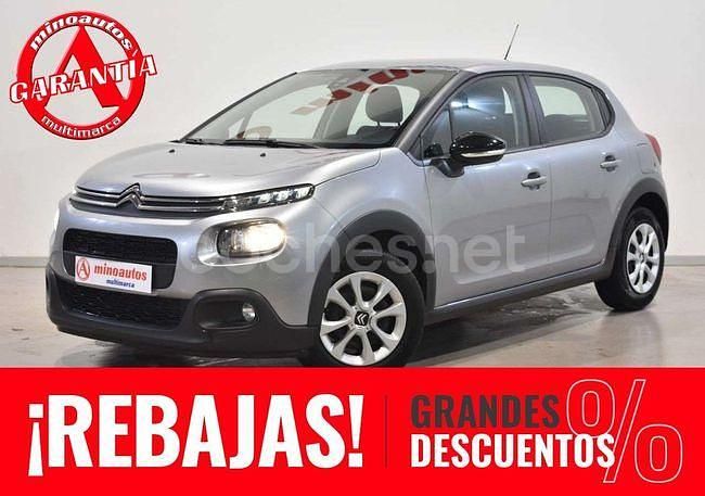 Gris Usado 2019 Citroën C3 Feel Utilitario | 9890 € (Precio justo) - Imagen 1/4