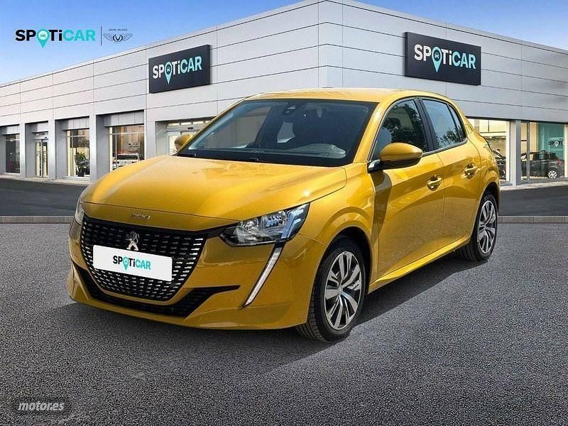 Amarillo Usado 2020 Peugeot 208 Active Utilitario | 11.495 € (Un poco caro) - Imagen 1/4