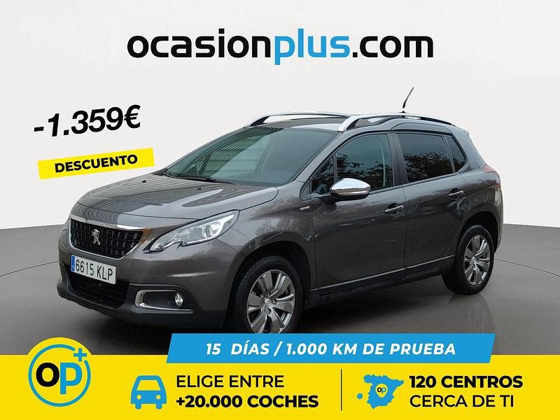 Usado Peugeot 2008 Style 100 CV (73 kW) 2018 Gris SUV