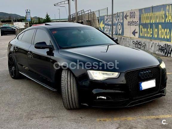 Usado Audi A5 Sportback 190 CV (139 kW) 2015 Negro Utilitario