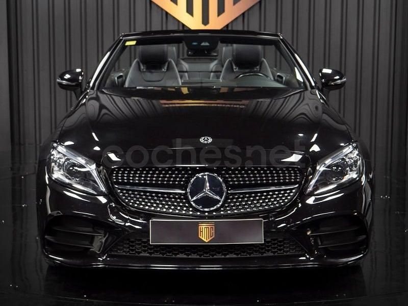 Usado Mercedes C220 194 CV (142 kW) 2019 Negro Descapotable