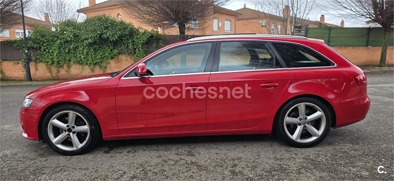 Usado Audi A4 S-Line 160 CV (117 kW) 2008 Rojo Familiar