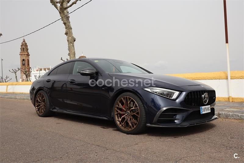 Usado Mercedes CLS450 389 CV (286 kW) 2018 Azul Berlina