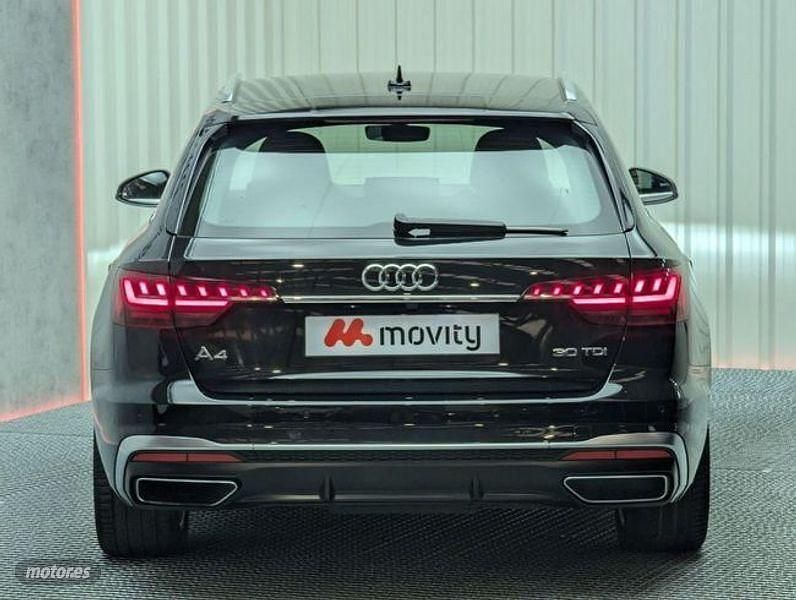 Usado Audi A4 S-Line 137 CV (100 kW) 2020 Negro Familiar