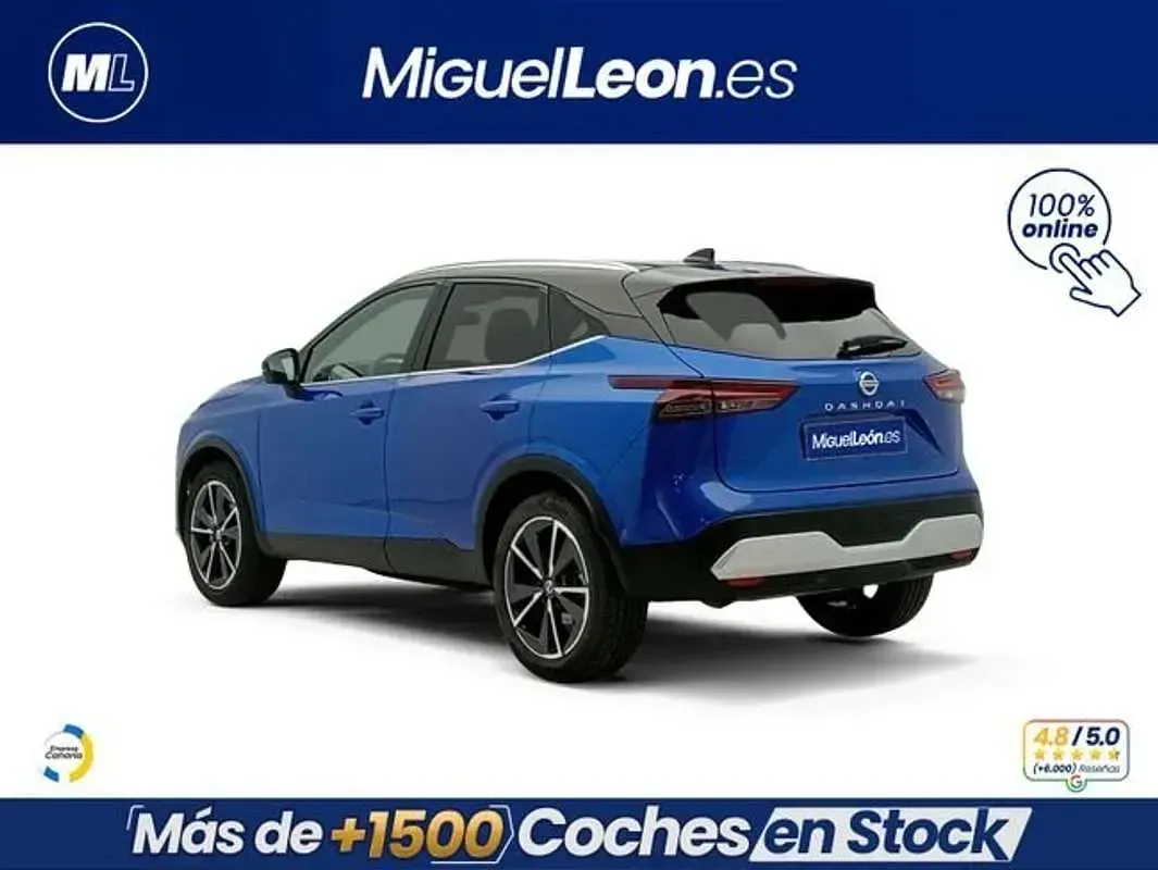 Usado Nissan Qashqai Tekna 158 CV (116 kW) 2022 Azul SUV