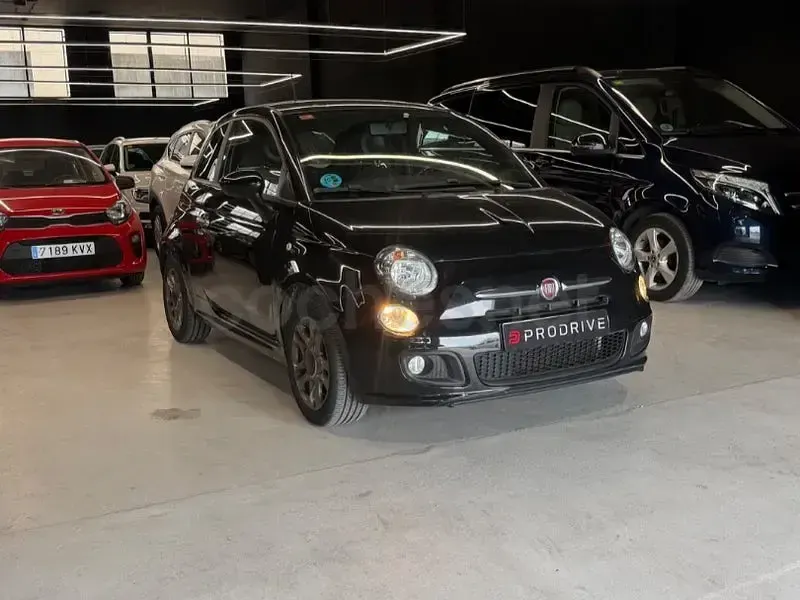 Usado Fiat 500 Pop 69 CV (50 kW) 2014 Negro Berlina