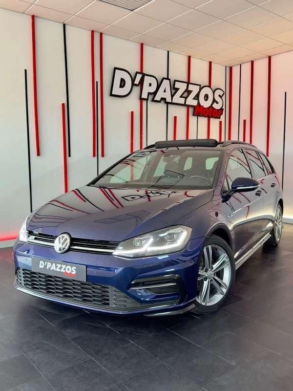 Azul Usado 2019 VW Golf VII R-line Familiar | 17.500 € (Caro) - Imagen 1/4