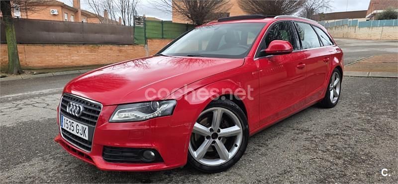 Rojo Usado 2008 Audi A4 S-Line Familiar | 8999 € (Buen precio) - Imagen 1/4