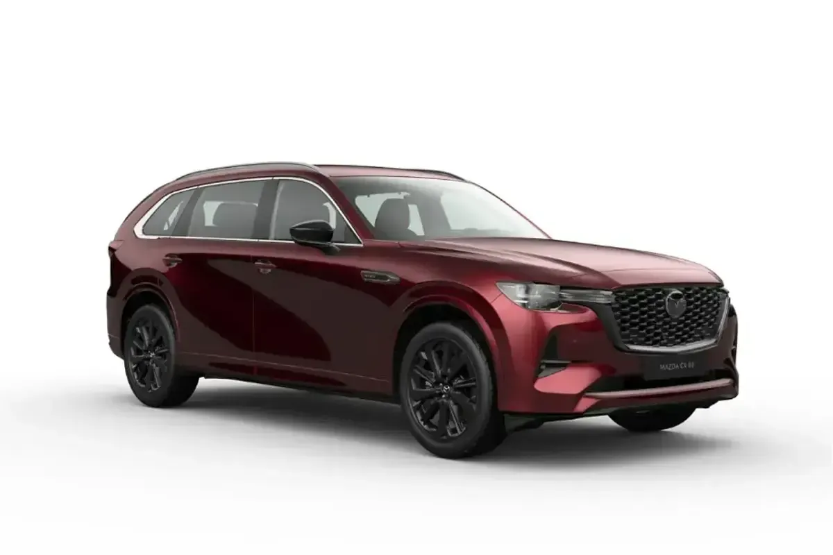 Nieuw Mazda CX-80 Homura-Line 254 PK (186 kW) 2026 Rood SUV