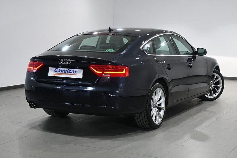 Begagnad Audi A5 Sportback Advanced 190 HK (139 kW) 2015 Blå Halvkombi