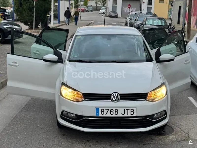 Usado VW Polo Sportline 90 CV (66 kW) 2016 Blanco Berlina