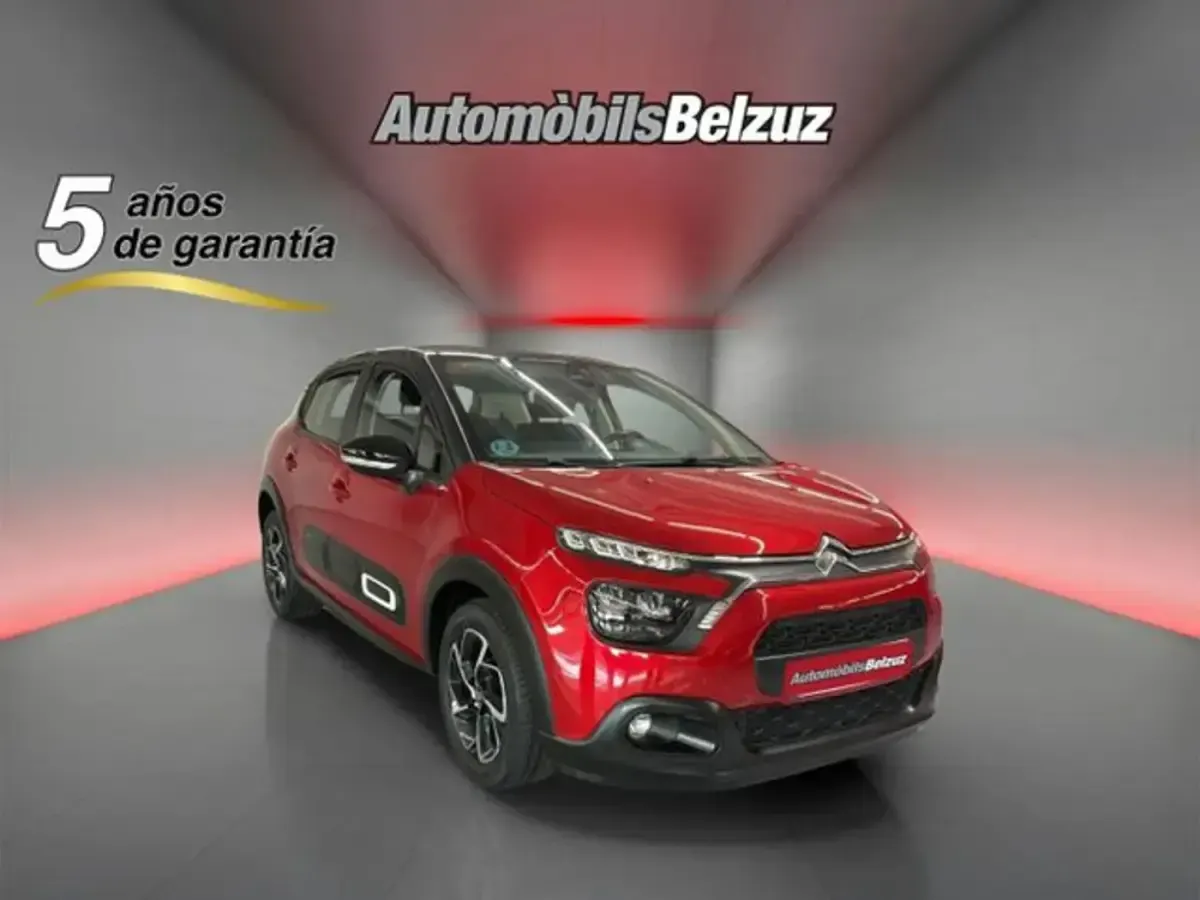 Usado Citroën C3 Feel 83 CV (61 kW) 2021 Rojo Utilitario