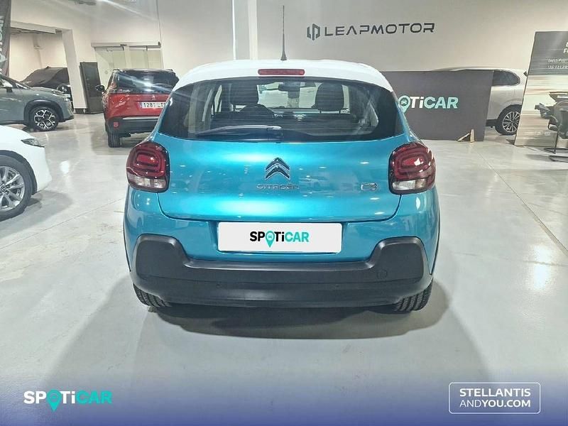 Usado Citroën C3 Feel 83 CV (61 kW) 2021 Azul Utilitario