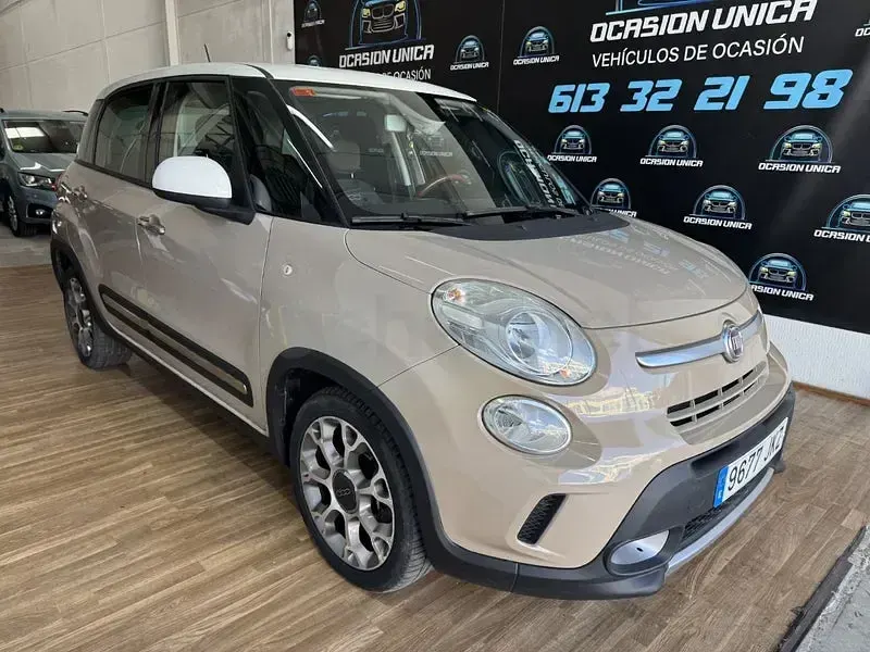 Usado Fiat 500L Lounge 120 CV (88 kW) 2016 Beige Monovolumen