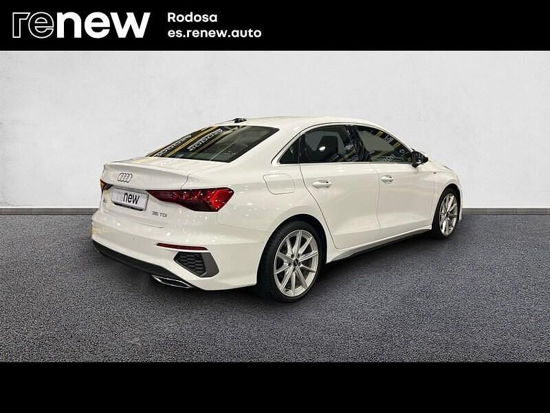 Usado Audi A3 S-Line 150 CV (110 kW) 2022 Blanco Berlina