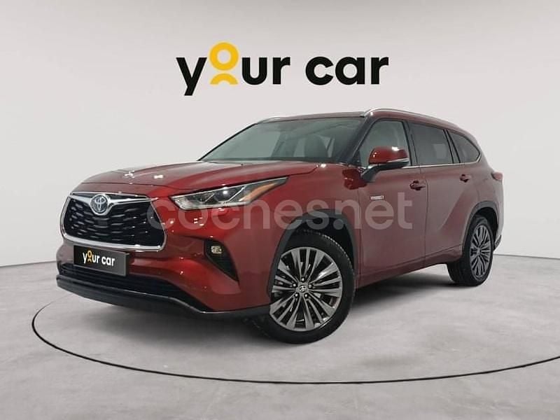 Rojo Usado 2021 Toyota Highlander Luxury SUV | 40.900 € (Precio justo) - Imagen 1/4