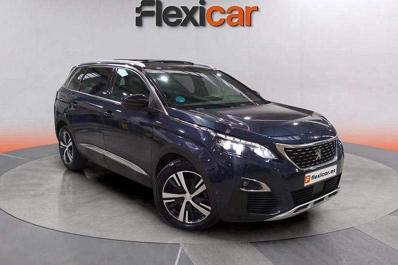 Azul Usado 2018 Peugeot 5008 GT-line SUV | 16.490 € (Precio justo) - Imagen 1/4