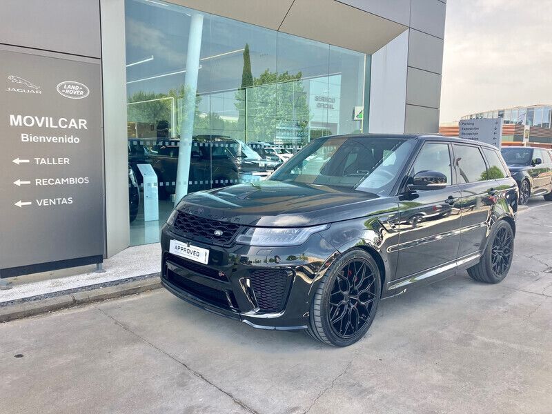 Negro Usado 2021 Land Rover Range Rover Sport SVR SUV | 96.900 € - Imagen 1/4