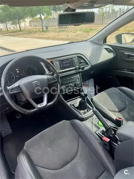 Usado Seat Leon SC FR 122 CV (89 kW) 2014 Gris / plata Utilitario