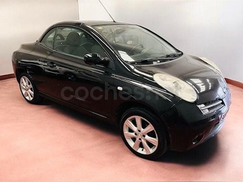 Usado Nissan Micra C+C Tekna 88 CV (64 kW) 2006 Negro Descapotable