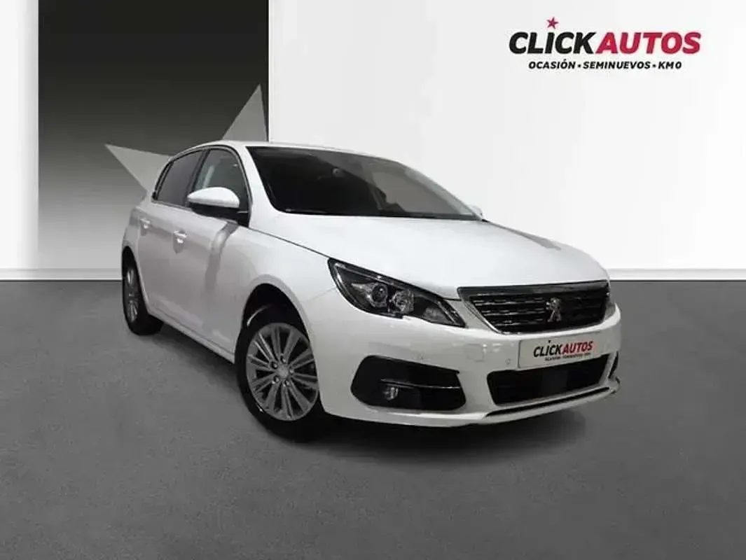 Usado Peugeot 308 Allure 110 CV (80 kW) 2021 Blanco Utilitario