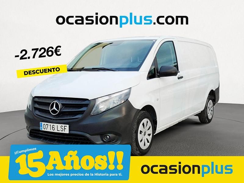 Blanco Usado 2021 Mercedes Vito Monovolumen | 24.490 € (Caro) - Imagen 1/4