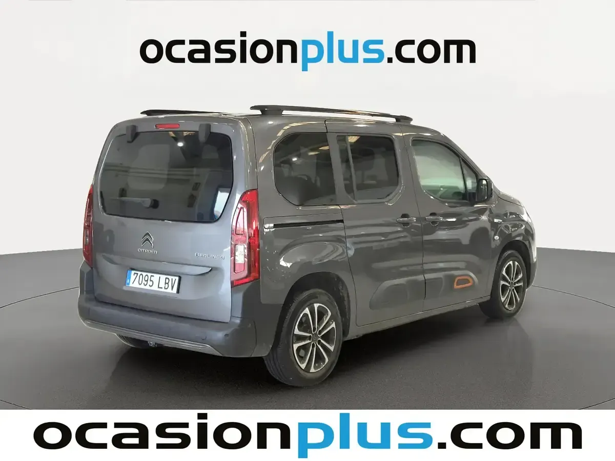 Usado Citroën Berlingo Shine 130 HP (95 kW) 2019 Cinzento Monovolume