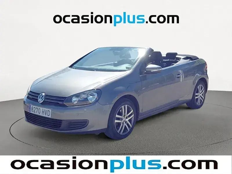 Gris Usado 2013 VW Golf Cabriolet Descapotable | 12.990 € (Precio justo) - Imagen 1/4