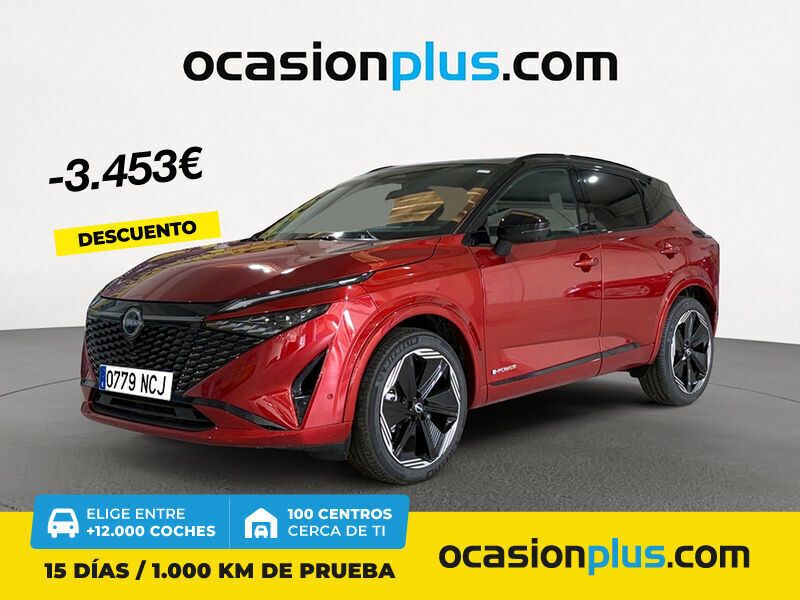 Rojo Nuevo 2025 Nissan Qashqai SUV | 37.990 € (Precio justo) - Imagen 1/4