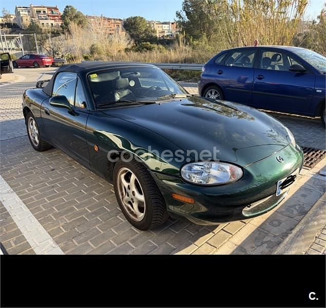 Usado Mazda MX5 110 CV (80 kW) 2000 Verde Descapotable