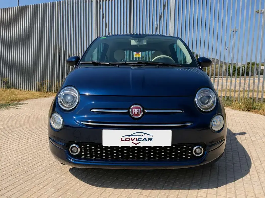Usado Fiat 500 Lounge 69 CV (50 kW) 2018 Azul Utilitario