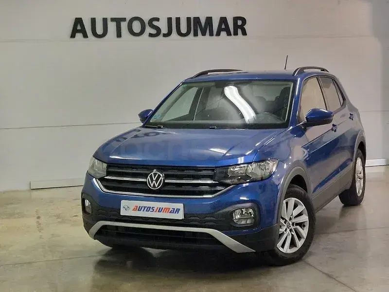 Usado VW T-Cross Advance 110 CV (80 kW) 2022 Azul SUV