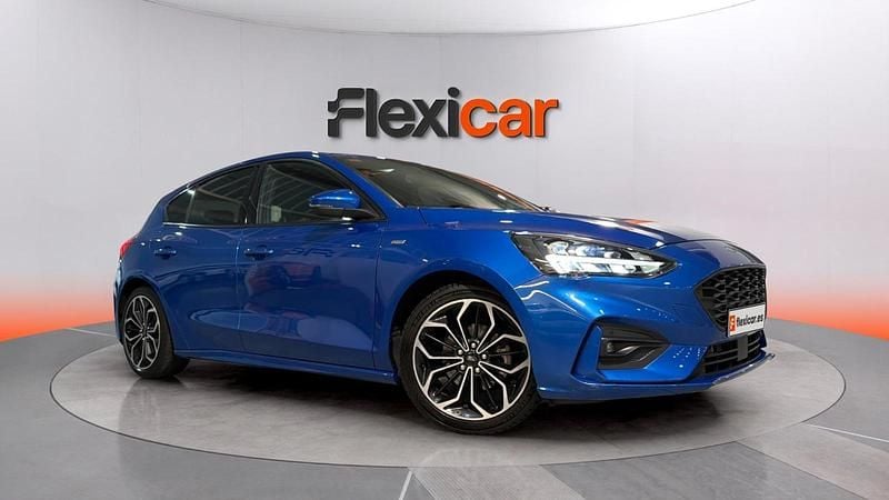 Usado Ford Focus ST-Line 125 CV (91 kW) 2019 Azul Berlina