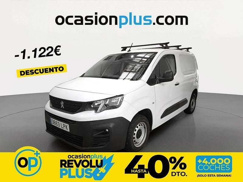 Usado Peugeot Partner Premium 98 CV (72 kW) 2021 Blanco Monovolumen