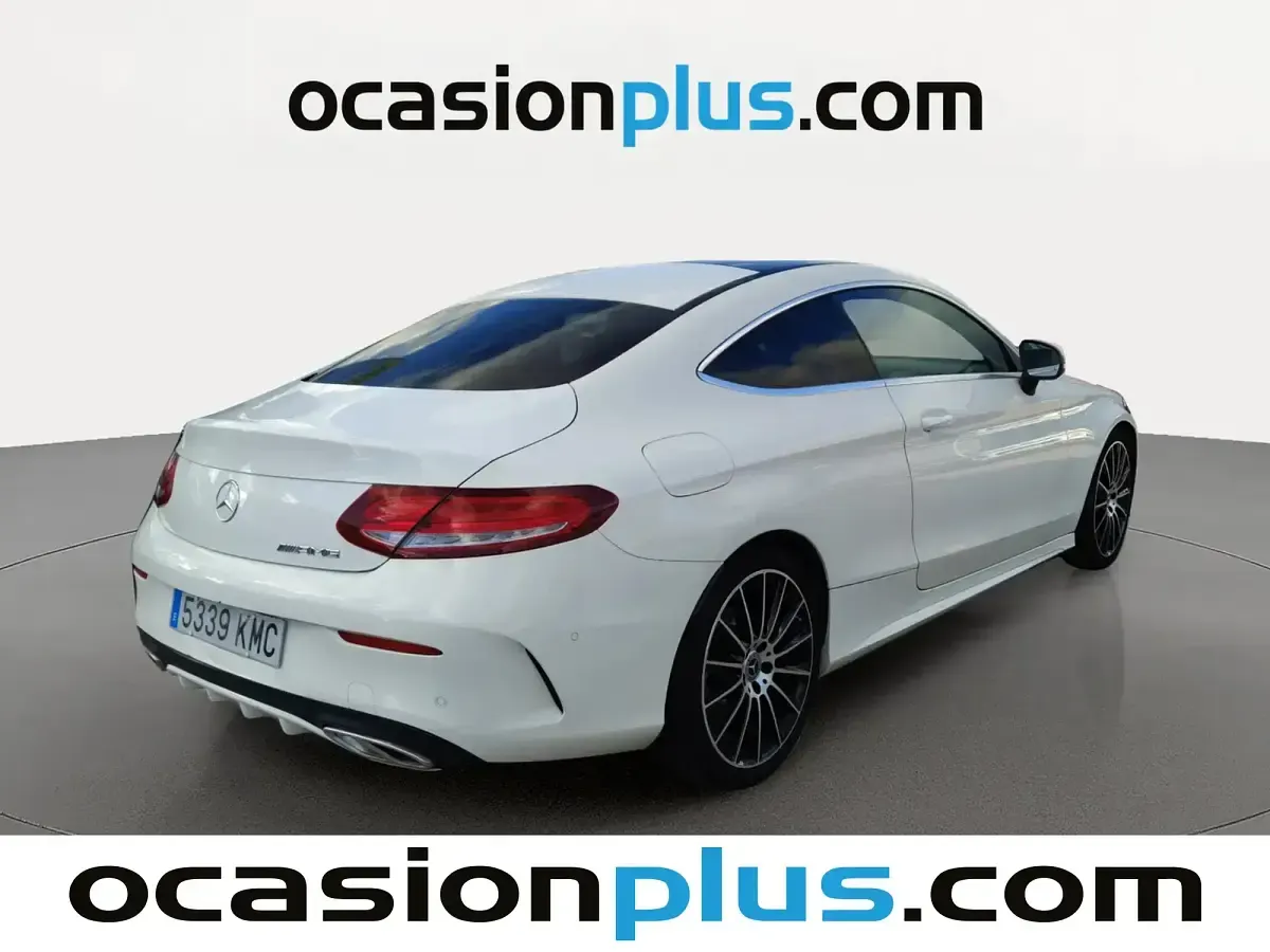 Usado Mercedes C220 170 CV (125 kW) 2018 Blanco Coupe